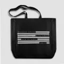 Bawełniana torba Poezja negatywna premium