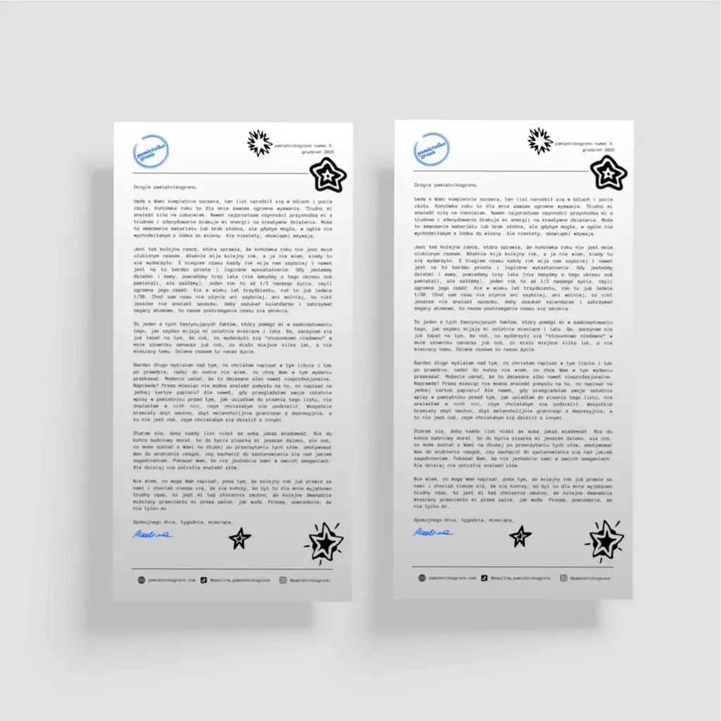 Pamiętnikogrono, grudzień 2025